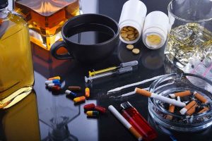 Drugs on a table