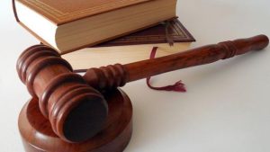 Books and a gavel